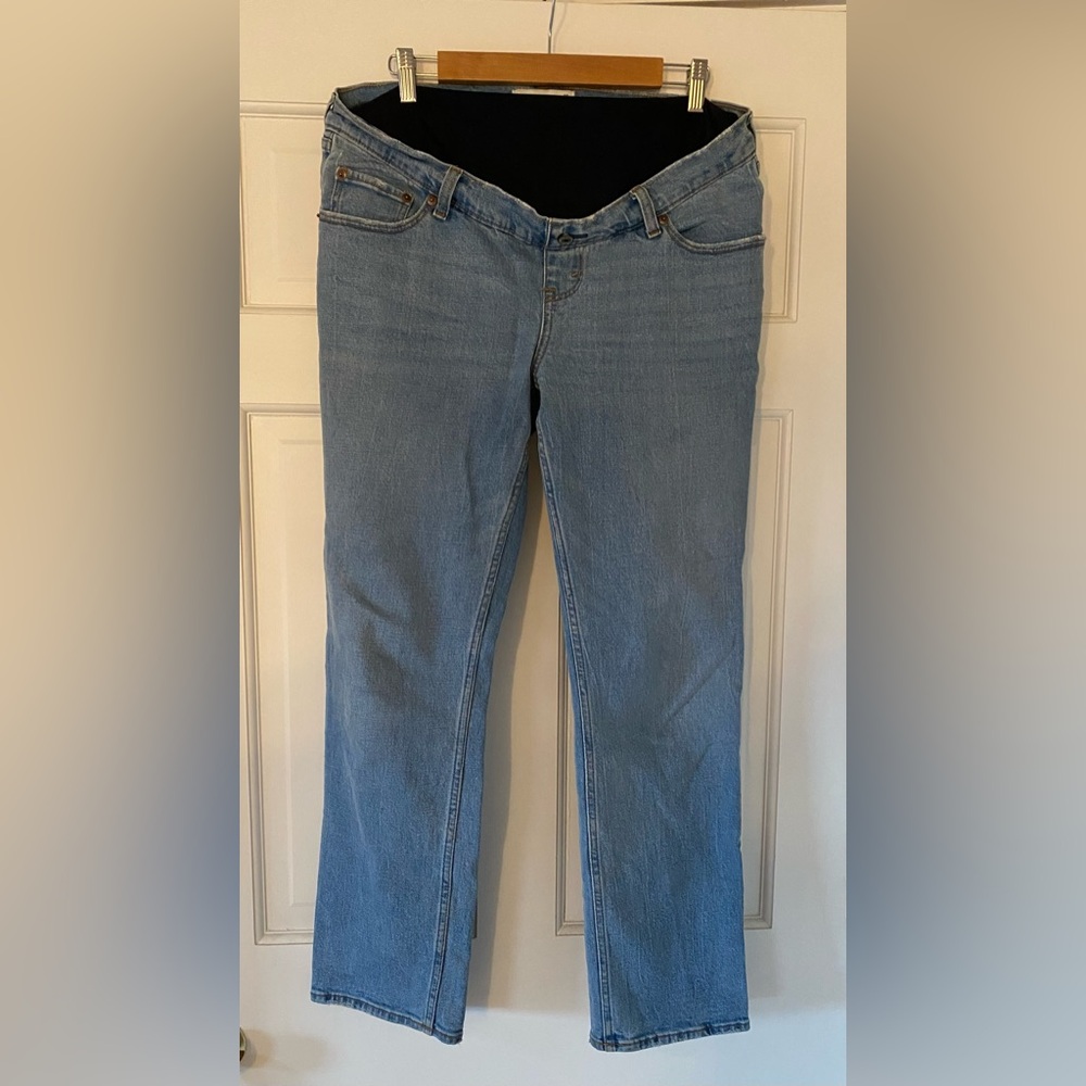 Abercrombie & Fitch Maternity Ankle Straight Jean, Medium, Size 29 Long